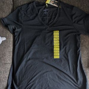 Black active v neck shirt